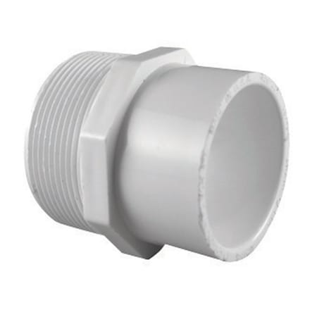 Charlotte Pipe And Foundry Charlotte Pipe Schedule 40 1-1/2 in. MPT X 2 in. D Slip PVC Reducing Adapter 1 pk PVC 02110 1400